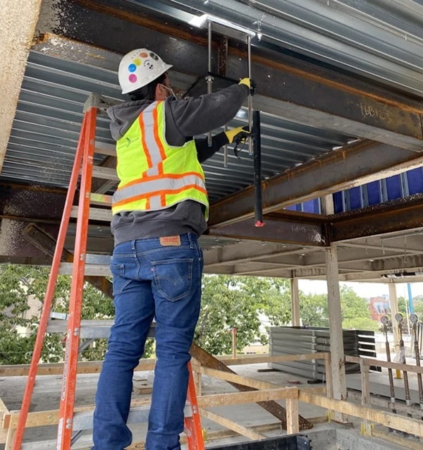 American Anchor system installation in progress