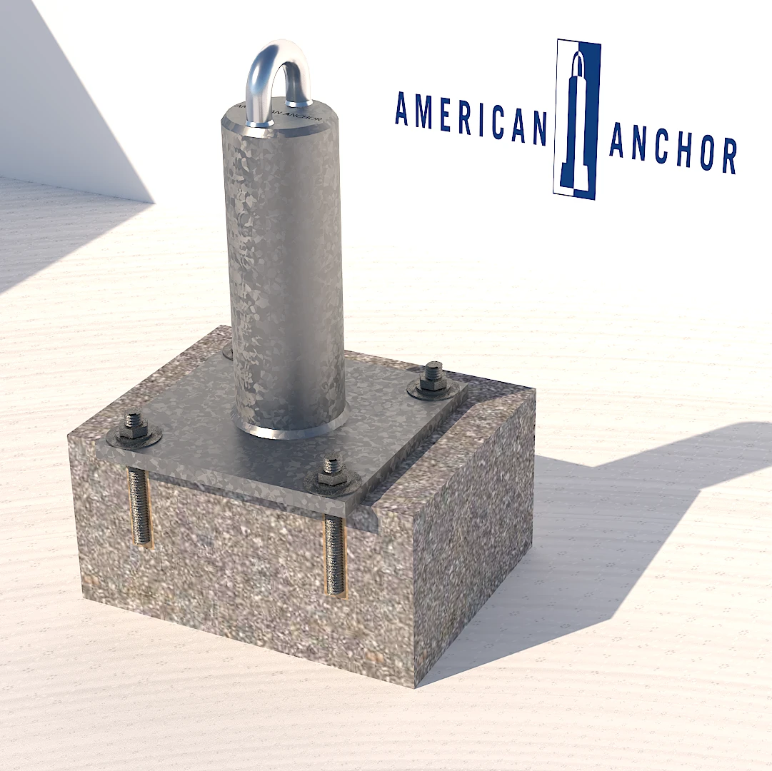 AN.05 · Adhesive roof anchor