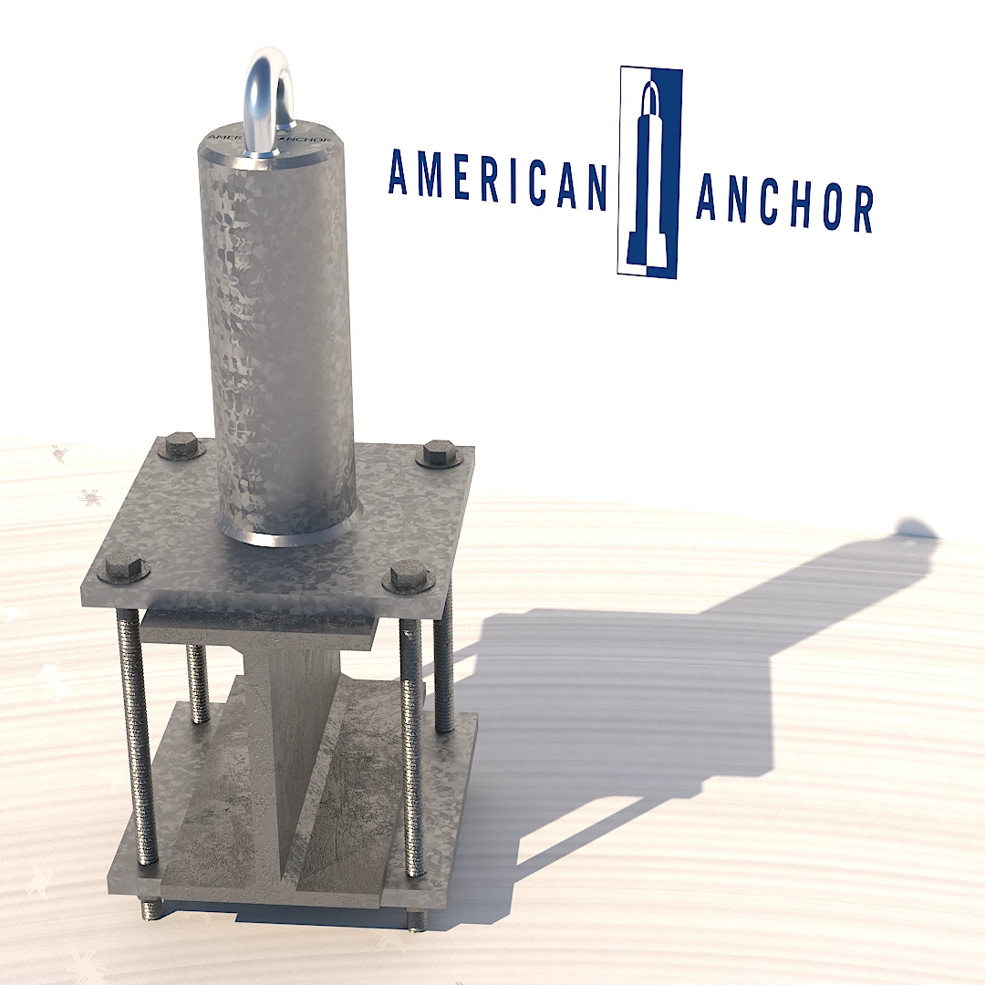 AN.09 · Beam-wrap roof anchor