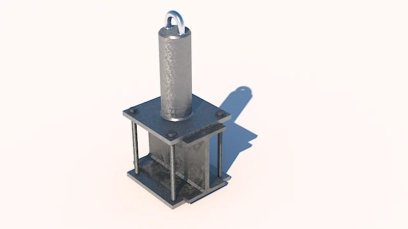 Beam-wrap anchor