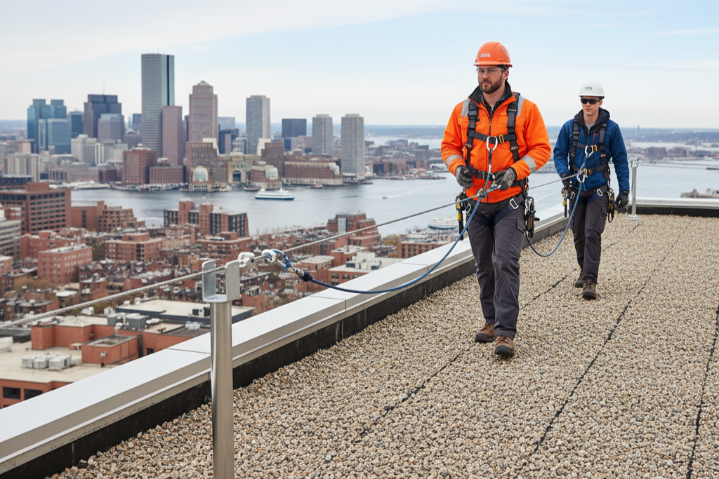 stainless steel horizontal lifeline system boston ma